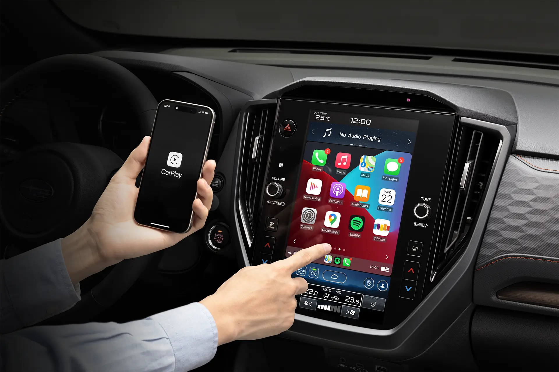 Forester Apple carPlay y Android Auto 